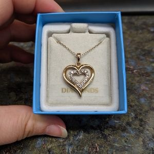 Piercing pagoda heart deals necklace